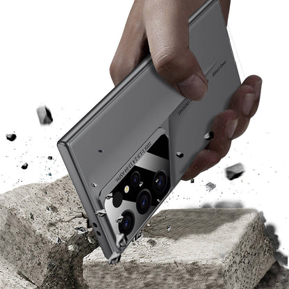 Galaxy S23 Ultra Kılıf Ultra İnce Kamera Korumalı Sert Rubber Zore Procase Kapak Mor