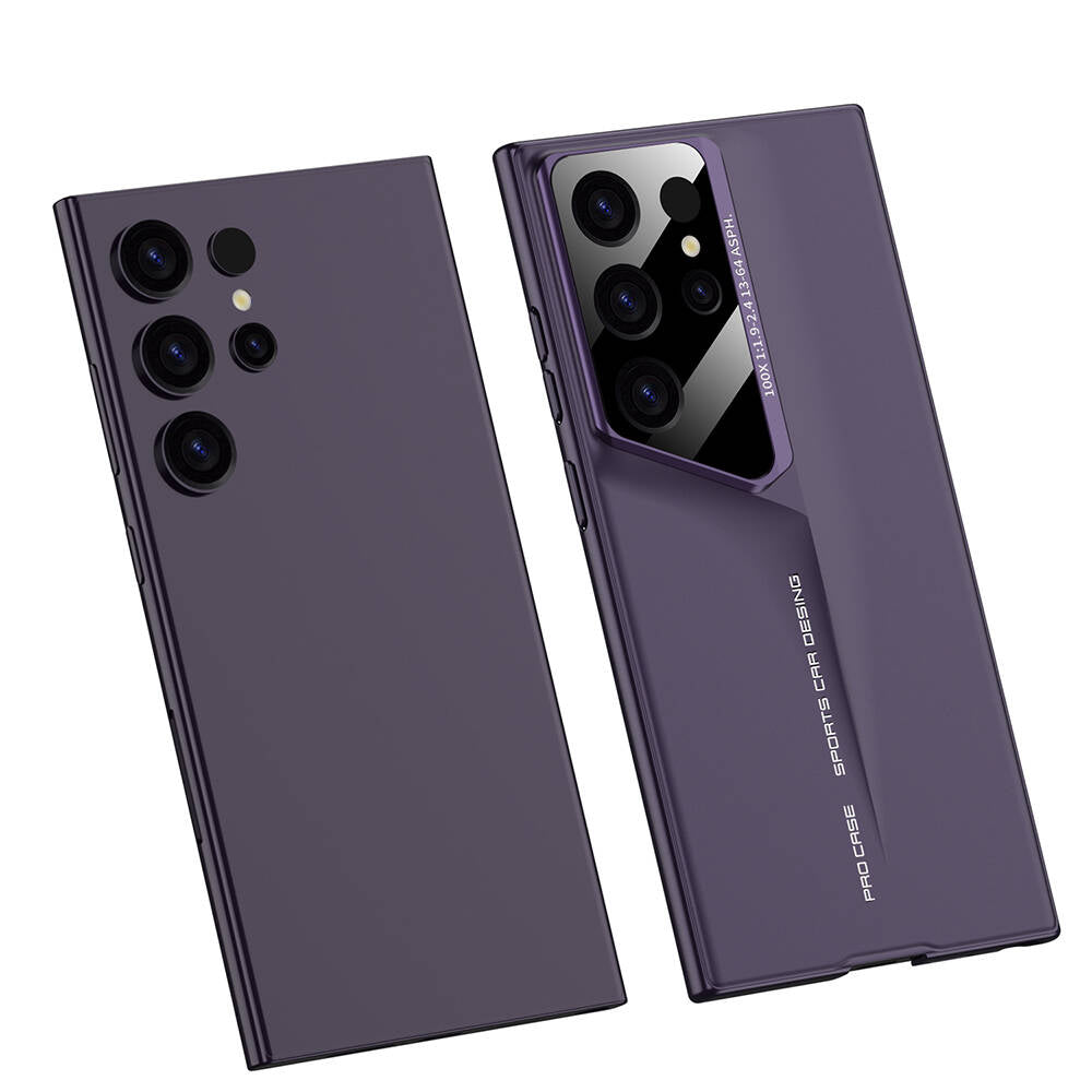 Galaxy S23 Ultra Kılıf Ultra İnce Kamera Korumalı Sert Rubber Zore Procase Kapak Siyah