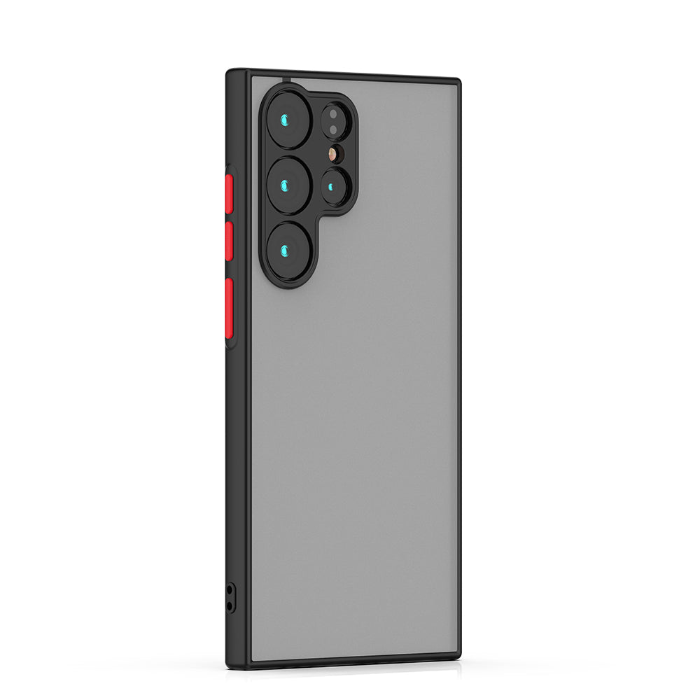 Galaxy S23 Ultra Kılıf Zore Hux Kapak Siyah