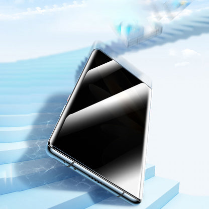 Galaxy S23 Ultra Zore Kolay Uygulama Aparatlı Privacy Easy Body Hayalet Ekran Koruyucu Siyah