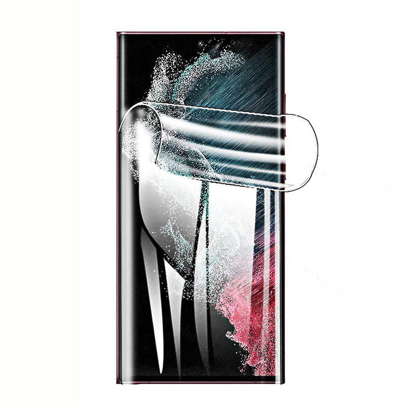 Galaxy S23 Ultra Zore Süper Pet Ekran Koruyucu Jelatin Siyah