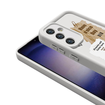 Galaxy S24 Kılıf Kamera Korumalı Baskılı Arka Yüzey Zore Klas Kapak Siyah