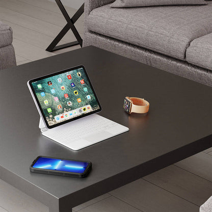 Galaxy S24 Kılıf M-safe Şarj Özellikli 1-1 Su Geçirmez Kılıf Siyah