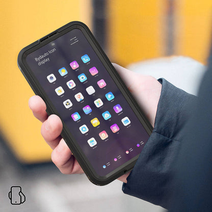 Galaxy S24 Kılıf M-safe Şarj Özellikli 1-1 Su Geçirmez Kılıf Siyah