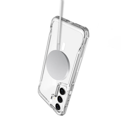 Galaxy S24 Kılıf Zore M-safe Şarj Özellikli T-Max M-safe Kapak Renksiz