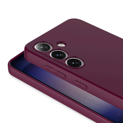 Galaxy S24 Kılıf Zore Mara Lansman Kapak Lila