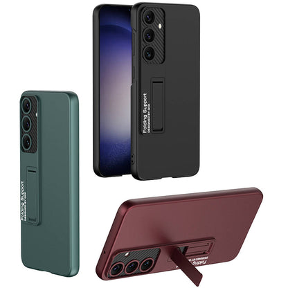 Galaxy S24 Kılıf Zore Standlı Ays Kapak Yeşil