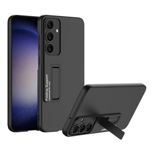 Galaxy S24 Kılıf Zore Standlı Ays Kapak Siyah