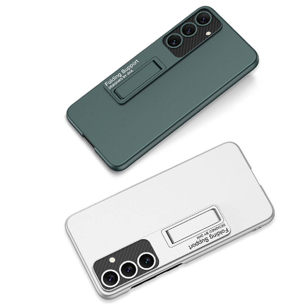 Galaxy S24 Kılıf Zore Standlı Ays Kapak Yeşil