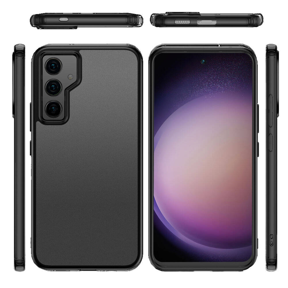 Galaxy S24 Kılıf Zore Volks Kapak Siyah