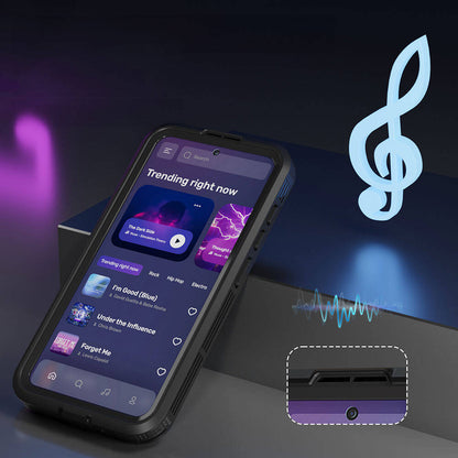 Galaxy S24 Plus M-safe Şarj Özellikli 1-1 Su Geçirmez Kılıf Siyah