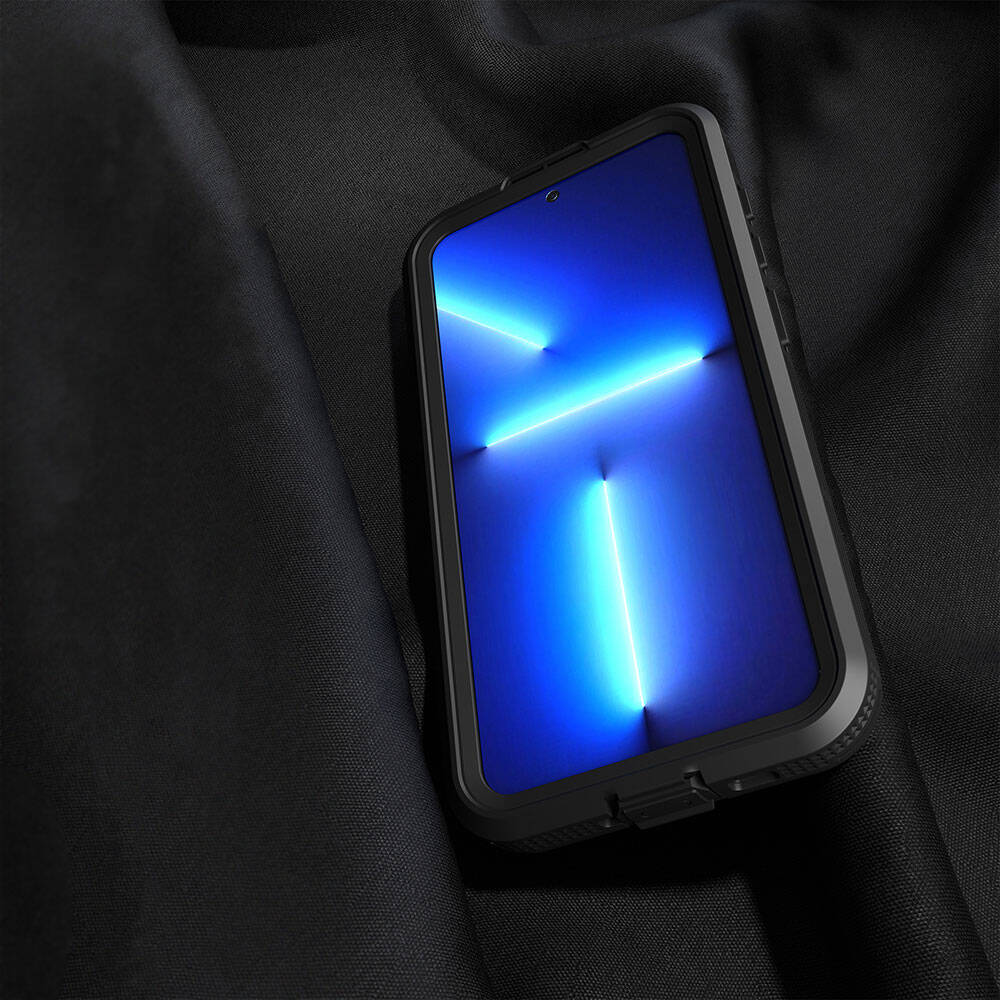 Galaxy S24 Plus M-safe Şarj Özellikli 1-1 Su Geçirmez Kılıf Siyah