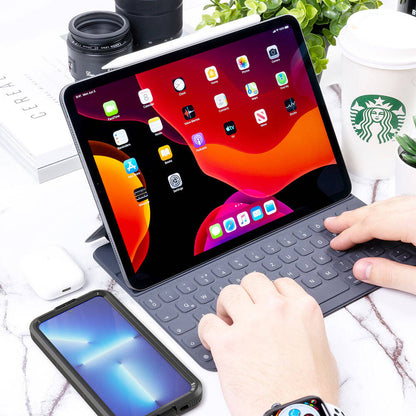 Galaxy S24 Plus M-safe Şarj Özellikli 1-1 Su Geçirmez Kılıf Siyah