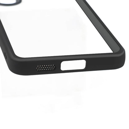 Galaxy S24 Plus Kılıf Kamera Korumalı Şeffaf Arka Yüzey Zore New Roll Kapak Siyah