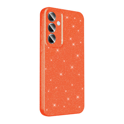 Galaxy S24 Plus Kılıf Kamera Korumalı Simli Lüks Zore Koton Kapak Lila