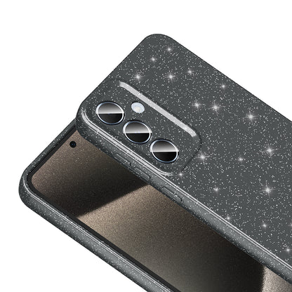 Galaxy S24 Plus Kılıf Kamera Korumalı Simli Lüks Zore Koton Kapak Pembe