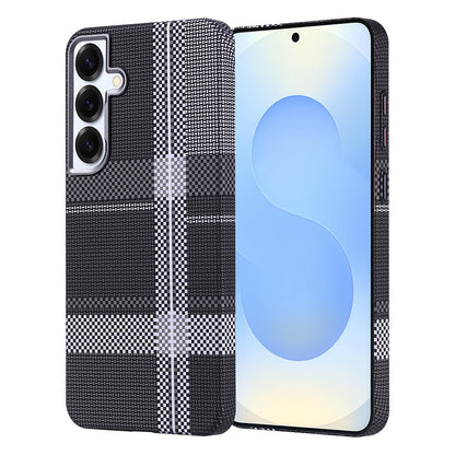 Galaxy S24 Plus Kılıf M-safe Şarj Özellikli Karbon Fiber Görünümlü Zore Nekst Kapak Gri-Siyah