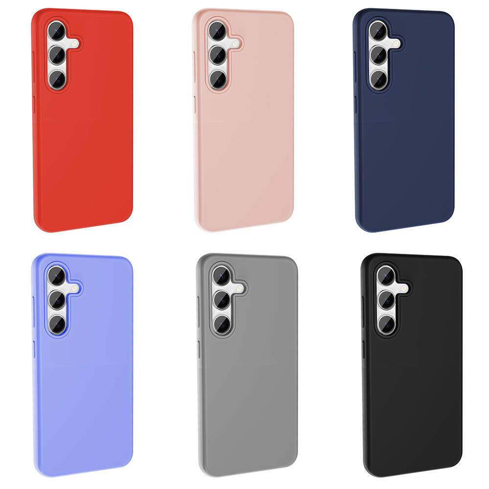 Galaxy S24 Plus Kılıf M-safe Şarj Özellikli Sıvı Teknolojili Silinebilir Sert Zore Kivi Kapak Pembe