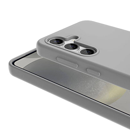 Galaxy S24 Plus Kılıf M-safe Şarj Özellikli Sıvı Teknolojili Silinebilir Sert Zore Kivi Kapak Lila