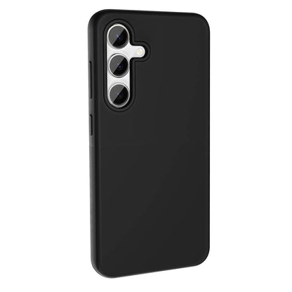 Galaxy S24 Plus Kılıf M-safe Şarj Özellikli Sıvı Teknolojili Silinebilir Sert Zore Kivi Kapak Lacivert