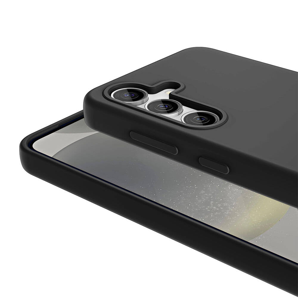 Galaxy S24 Plus Kılıf M-safe Şarj Özellikli Sıvı Teknolojili Silinebilir Sert Zore Kivi Kapak Lila