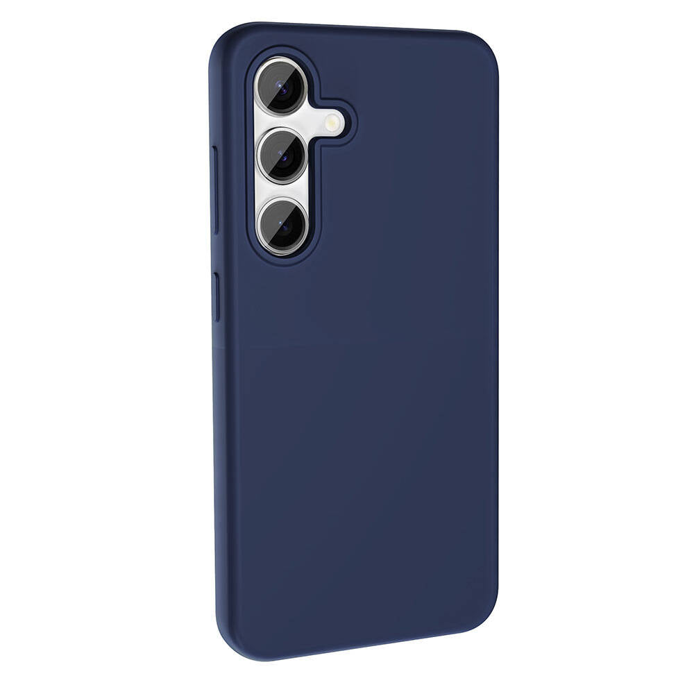 Galaxy S24 Plus Kılıf M-safe Şarj Özellikli Sıvı Teknolojili Silinebilir Sert Zore Kivi Kapak Siyah