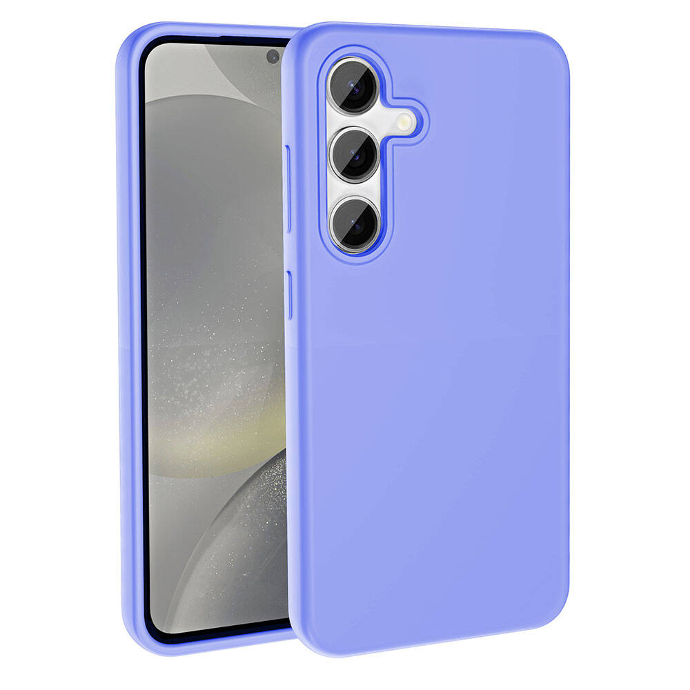 Galaxy S24 Plus Kılıf M-safe Şarj Özellikli Sıvı Teknolojili Silinebilir Sert Zore Kivi Kapak Lila