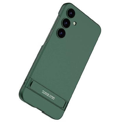 Galaxy S24 Plus Kılıf Zore Kamera Korumalı Dikey Standlı Ays Kapak Mürdüm