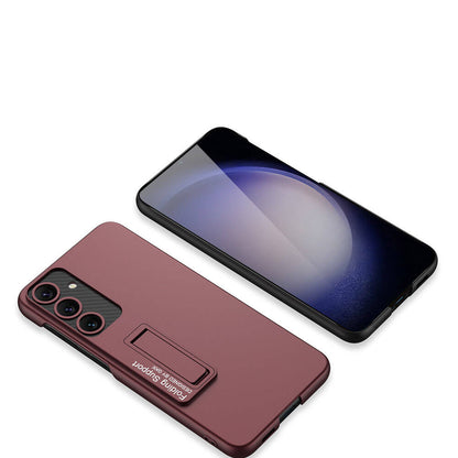 Galaxy S24 Plus Kılıf Zore Standlı Ays Kapak Gümüş