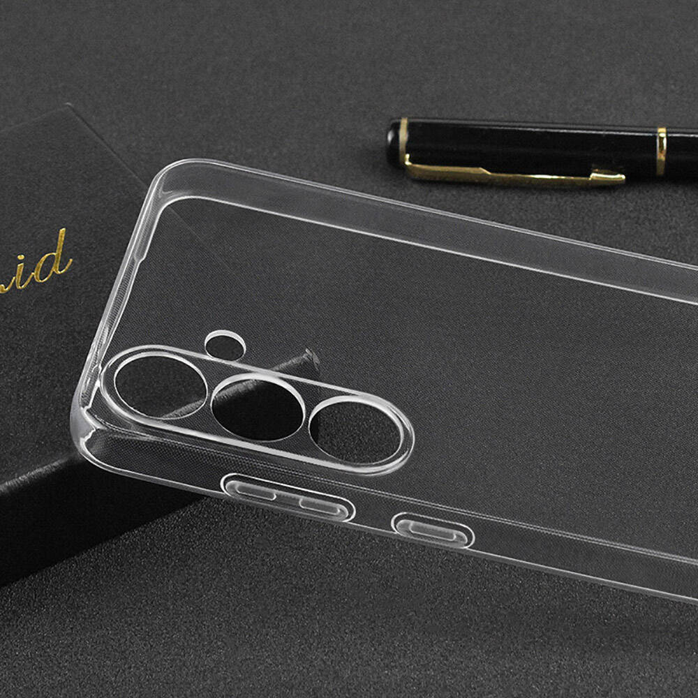 Galaxy S24 Plus Kılıf Zore Süper Silikon Kapak Renksiz