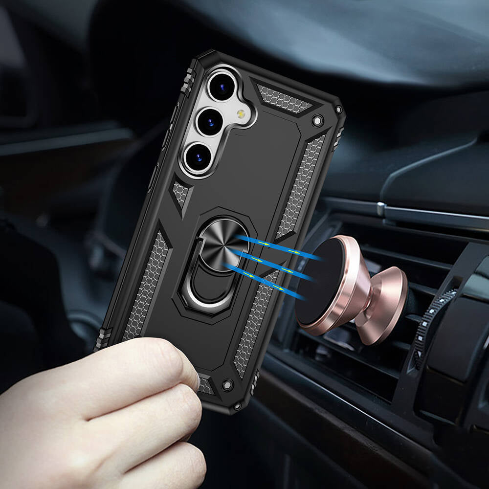 Galaxy S24 Plus Kılıf Zore Vega Kapak Siyah