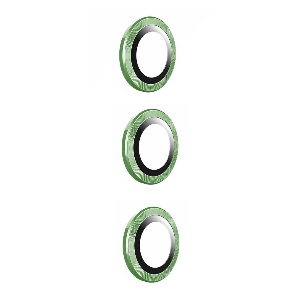 Galaxy S24 Plus Zore Kamera Lens Koruyucu Cam Filmi Koyu Yeşil