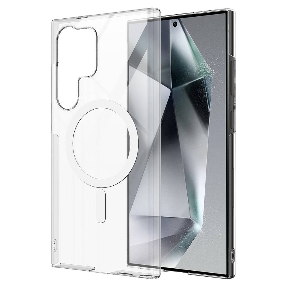 Galaxy S24 Ultra Kılıf Kamera Korumalı M-safe Sert PC Zore Porto Kapak Renksiz