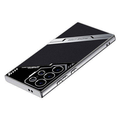 Galaxy S24 Ultra Kılıf Kamera Korumalı Suni Deri Tasarım Zore Yeni Seri Procase Kapak Siyah