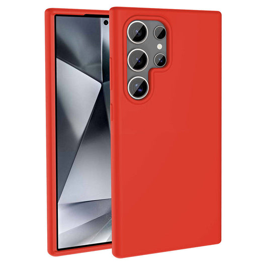 Galaxy S24 Ultra Kılıf M-safe Şarj Özellikli Sıvı Teknolojili Silinebilir Sert Zore Kivi Kapak Siyah