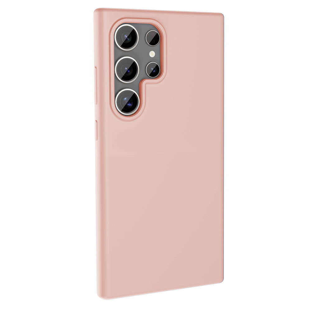 Galaxy S24 Ultra Kılıf M-safe Şarj Özellikli Sıvı Teknolojili Silinebilir Sert Zore Kivi Kapak Siyah