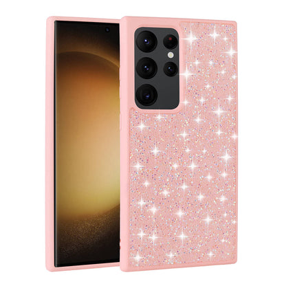 Galaxy S24 Ultra Kılıf Parlak Taşlı Tasarım Zore Pırlanta Kapak Gri