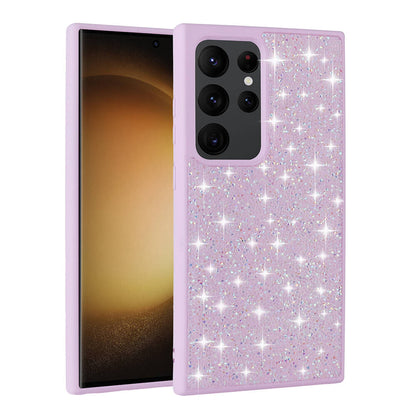 Galaxy S24 Ultra Kılıf Parlak Taşlı Tasarım Zore Pırlanta Kapak Beyaz