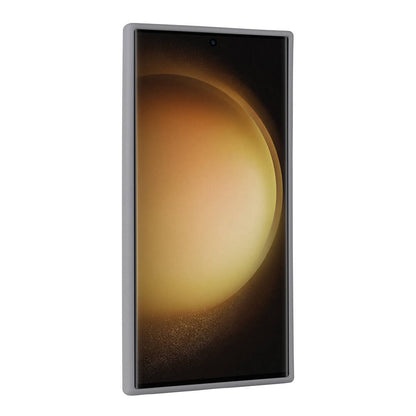 Galaxy S24 Ultra Kılıf Parlak Taşlı Tasarım Zore Pırlanta Kapak Gri