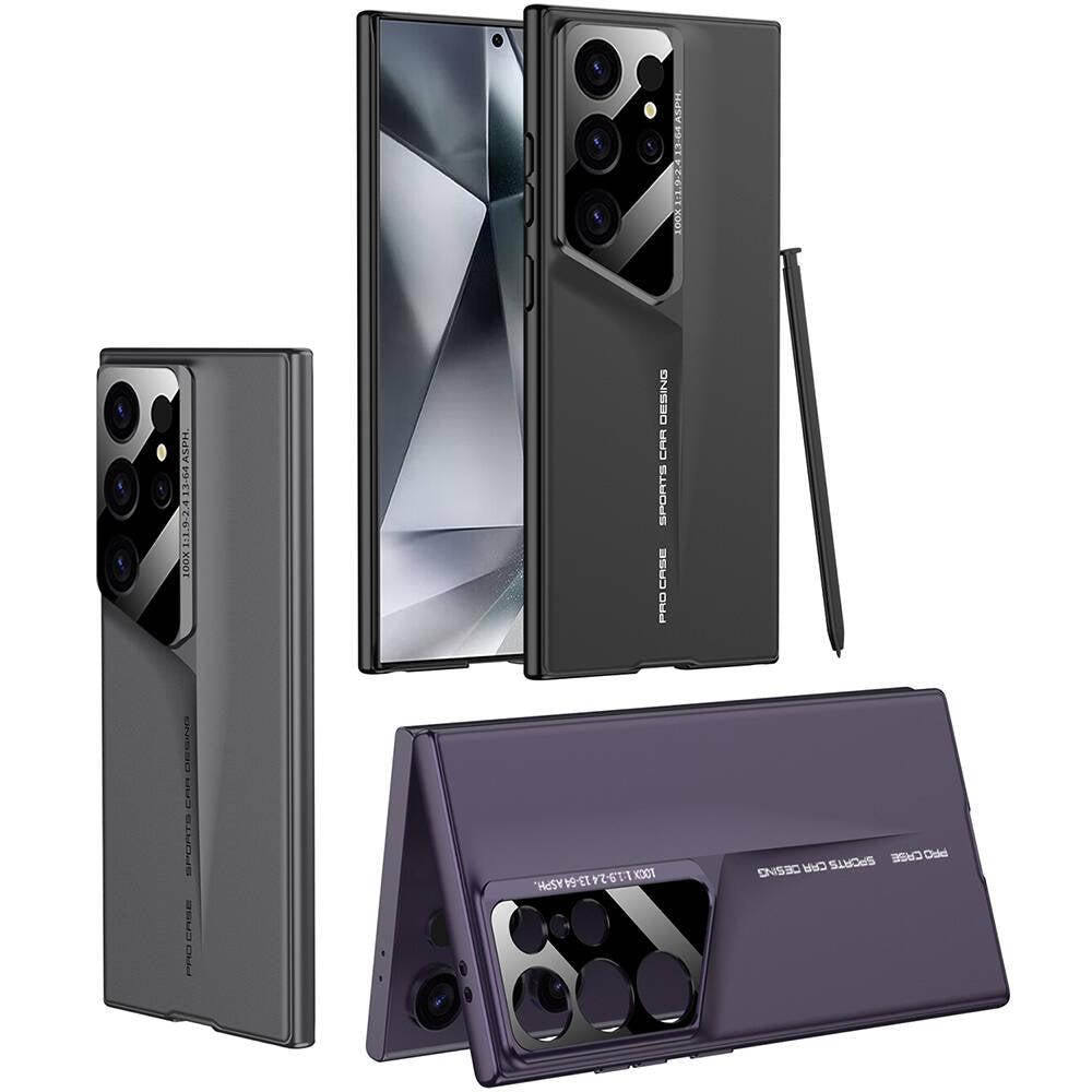 Galaxy S24 Ultra Kılıf Ultra İnce Kamera Korumalı Sert Rubber Zore Procase Kapak Siyah