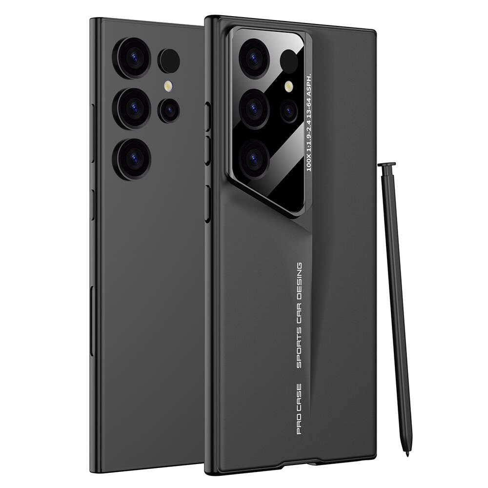 Galaxy S24 Ultra Kılıf Ultra İnce Kamera Korumalı Sert Rubber Zore Procase Kapak Siyah