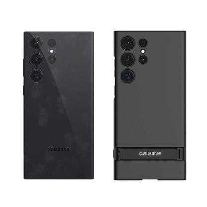 Galaxy S24 Ultra Kılıf Zore Kamera Korumalı Dikey Standlı Ays Kapak Koyu Yeşil