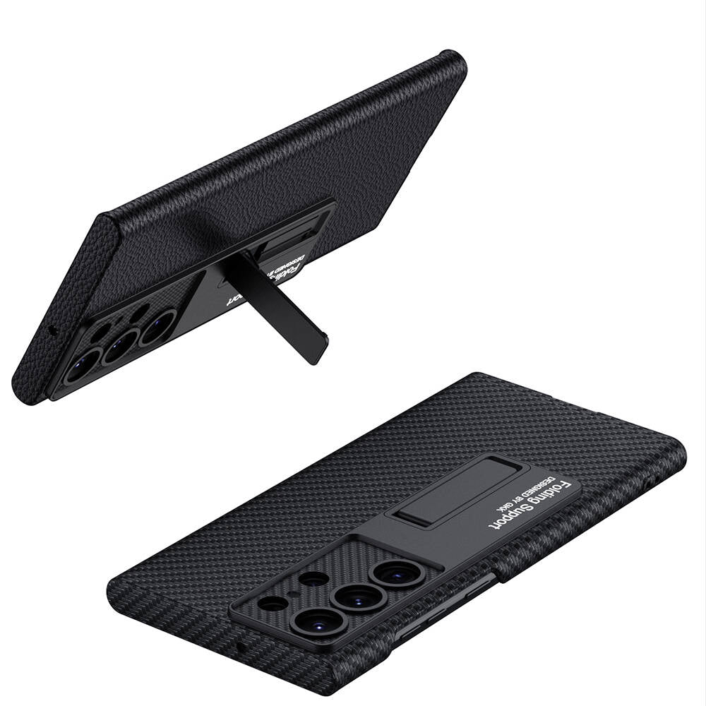 Galaxy S24 Ultra Kılıf Zore Kıpta Standlı Kapak Yeşil