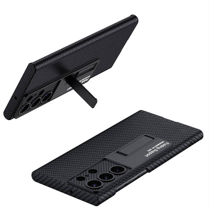 Galaxy S24 Ultra Kılıf Zore Kıpta Standlı Kapak Yeşil