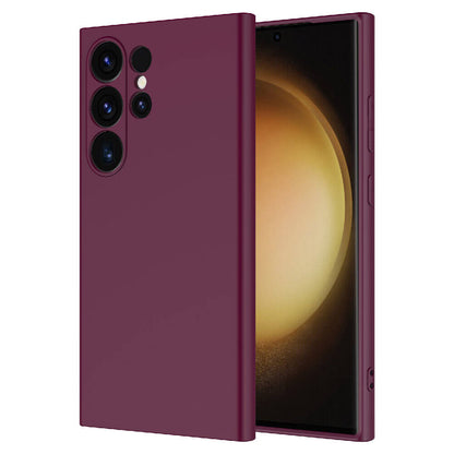 Galaxy S24 Ultra Kılıf Zore Mara Lansman Kapak Koyu Mor