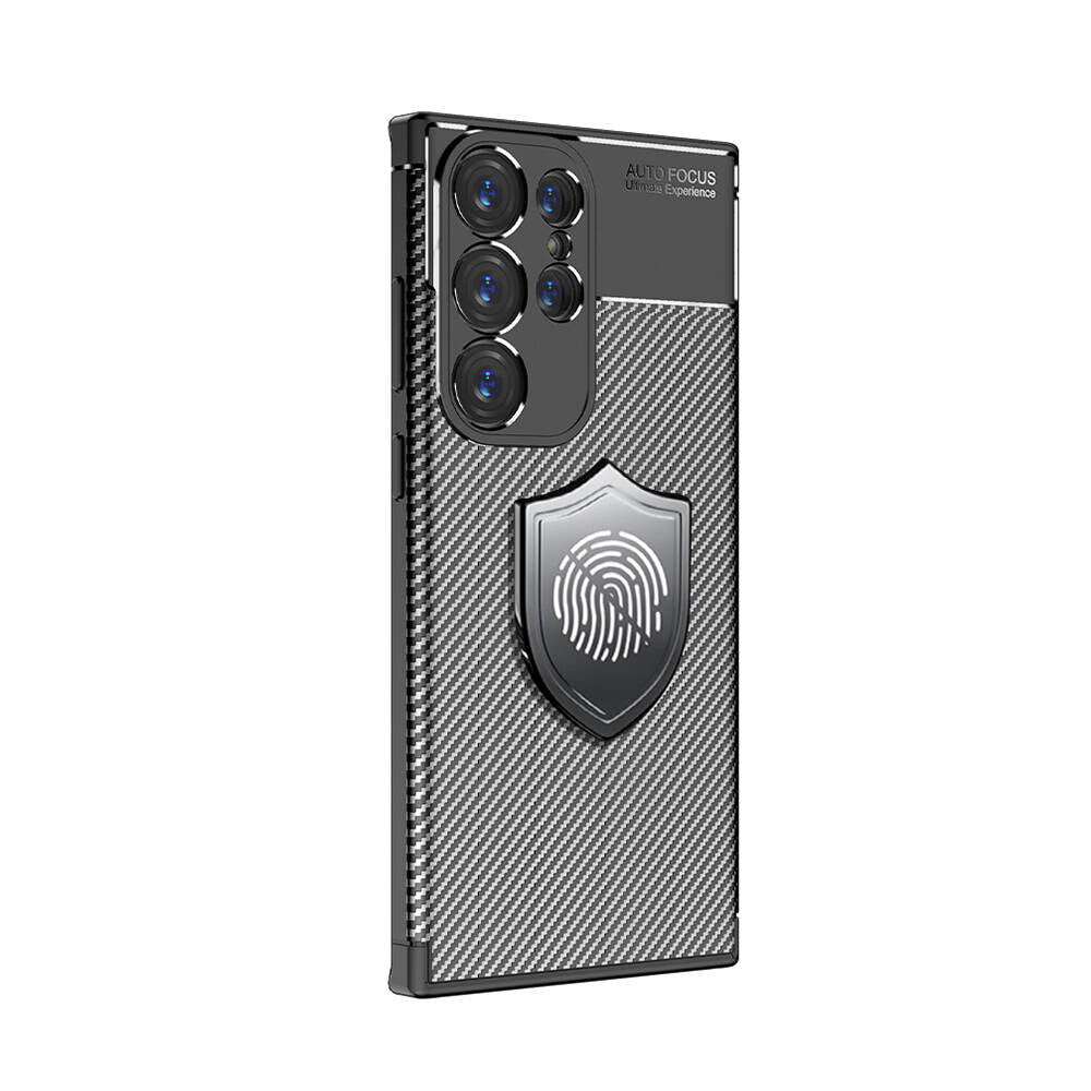 Galaxy S24 Ultra Kılıf Zore Negro Silikon Kapak Siyah