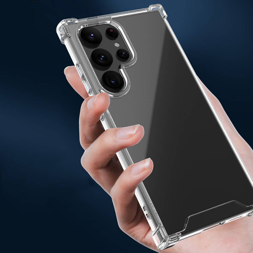 Galaxy S24 Ultra Kılıf Zore Nitro Anti Shock Silikon Renksiz