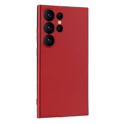 Galaxy S24 Ultra Kılıf Zore Premier Silikon Kapak Kırmızı