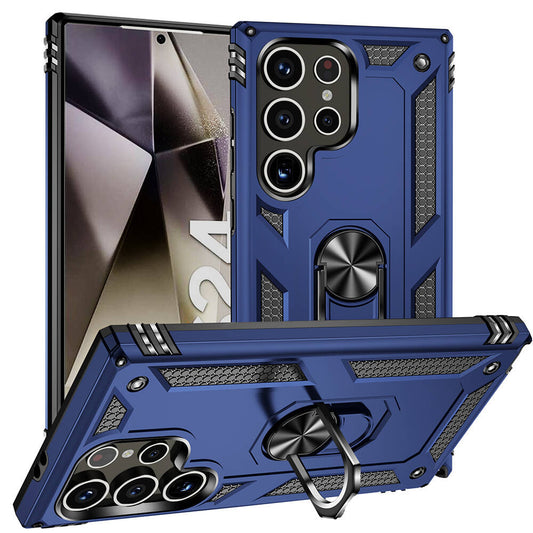 Galaxy S24 Ultra Kılıf Zore Vega Kapak Mavi