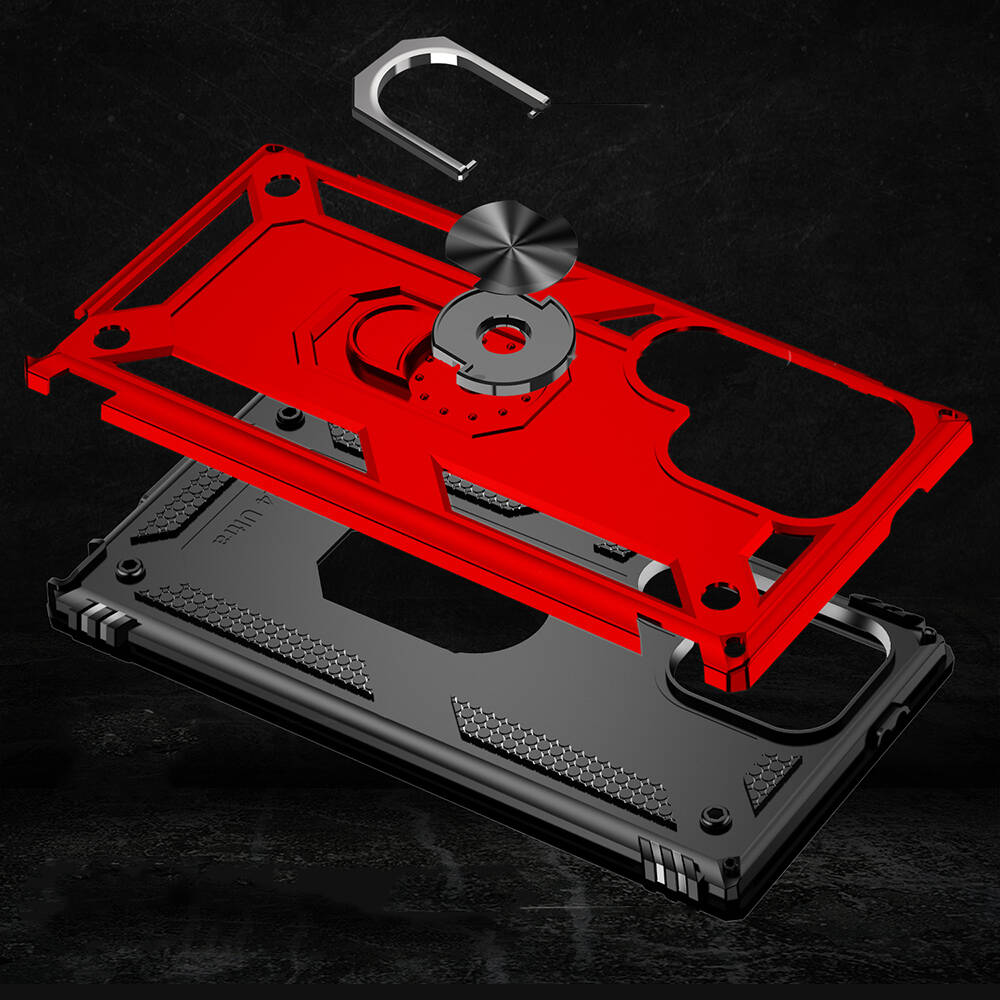 Galaxy S24 Ultra Kılıf Zore Vega Kapak Kırmızı